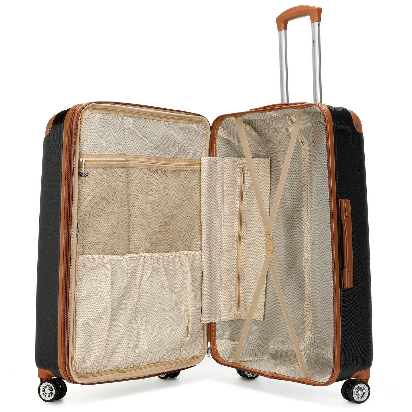 Collins 3 Piece Expandable Retro Luggage Set - RTS Collaborative