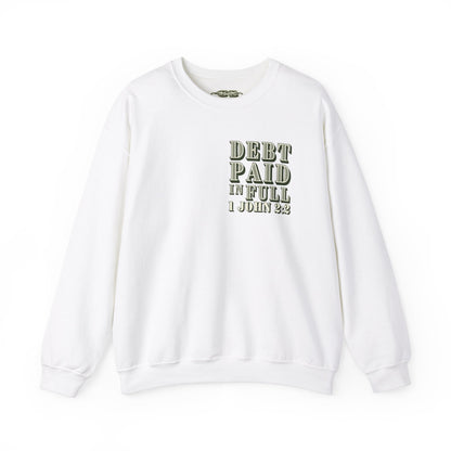 Debt Paid Crew Sweatshirt - RTS Collaborative