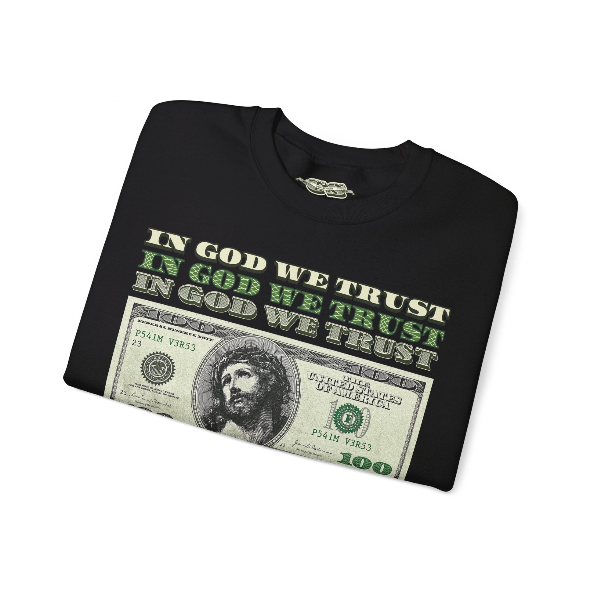 In God We Trust  Crew Sweatshirt - RTS Collaborative