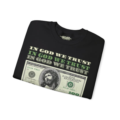 In God We Trust  Crew Sweatshirt - RTS Collaborative