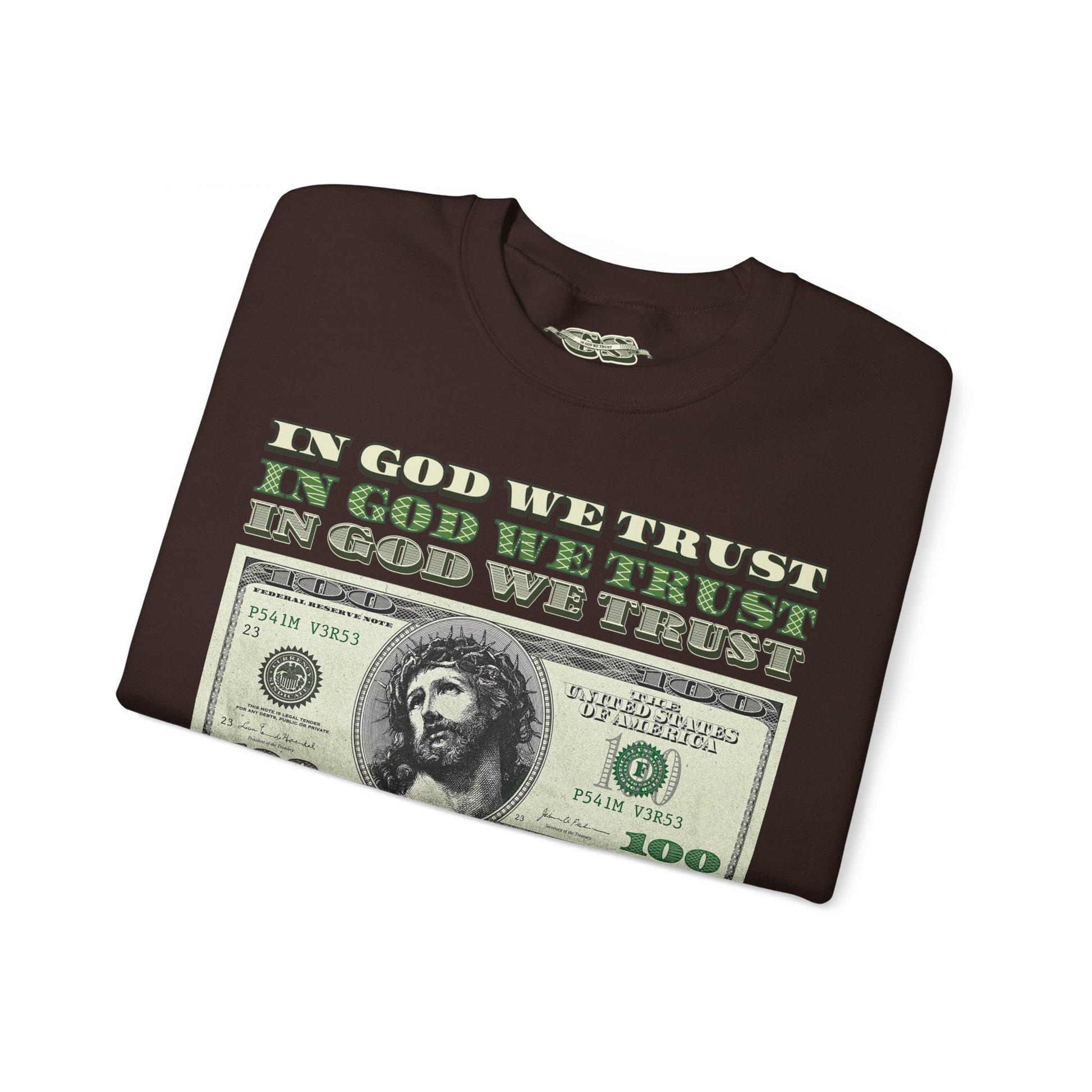 In God We Trust  Crew Sweatshirt - RTS Collaborative