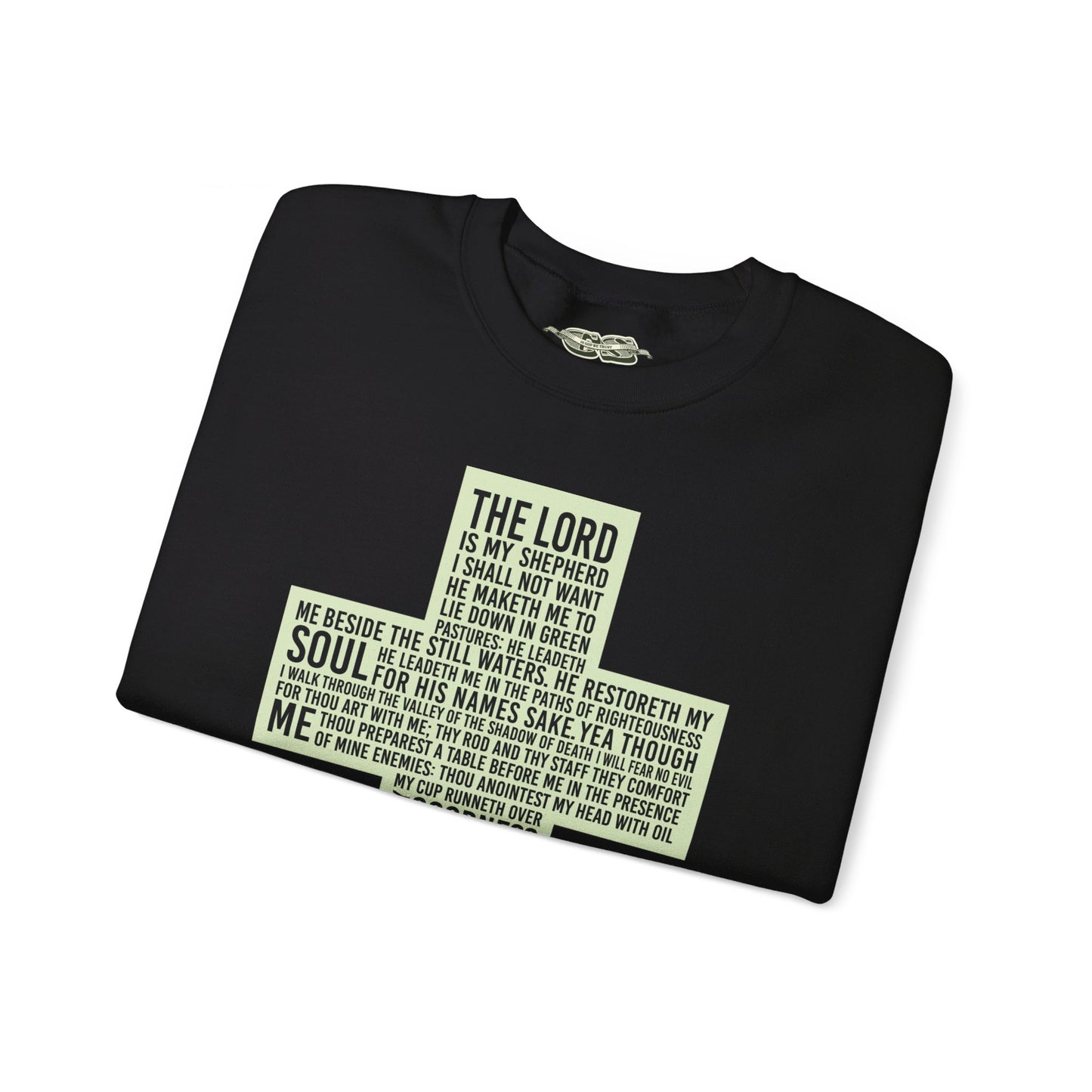 Psalm 23 Fear No Evil Crew Sweatshirt - RTS Collaborative