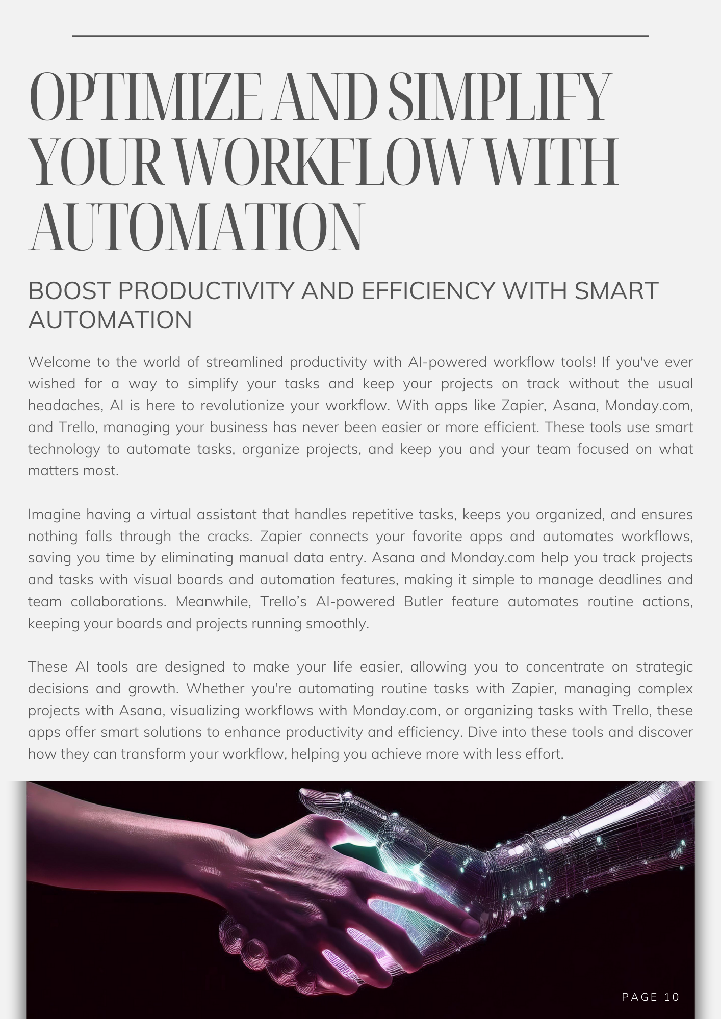 Empowering Women For Business Success With AI E-Book — Work Smarter Not Harder Automate Operations Reduce Overhead Costs - RTS Collaborative