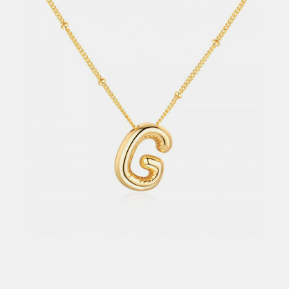 Initial Letter Pendant Necklace - RTS Collaborative