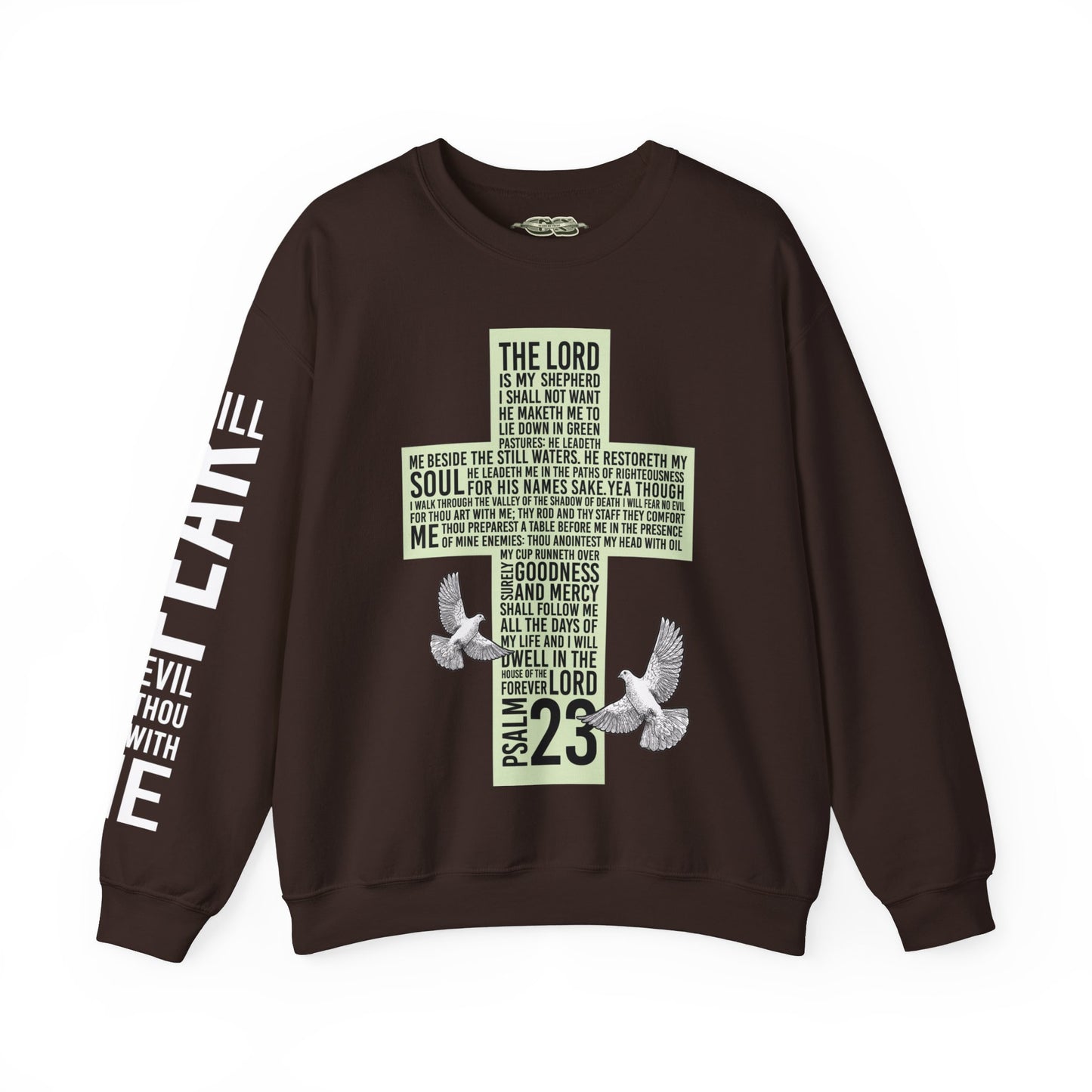 Psalm 23 Fear No Evil Crew Sweatshirt - RTS Collaborative