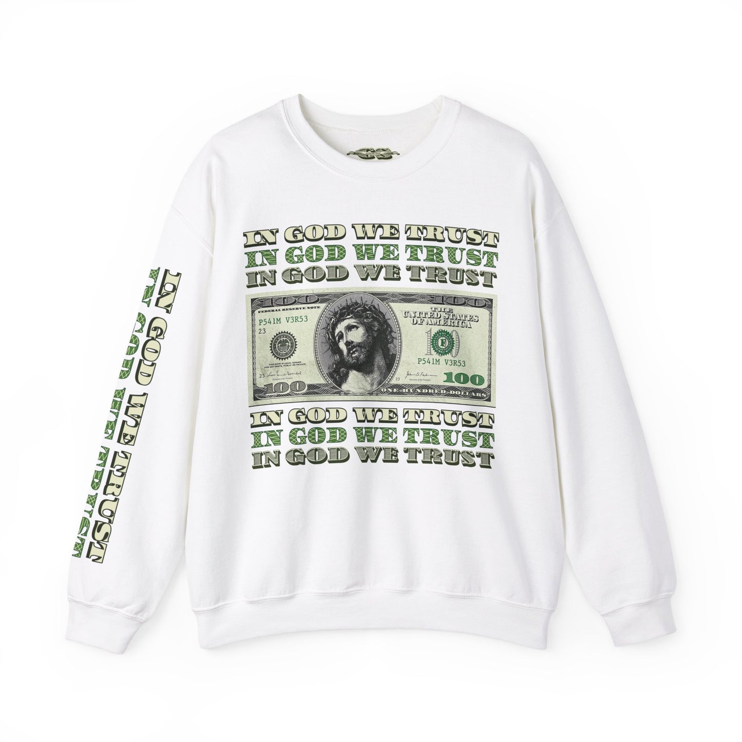 In God We Trust  Crew Sweatshirt - RTS Collaborative