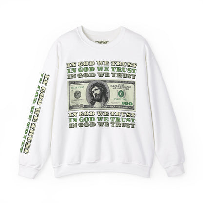 In God We Trust  Crew Sweatshirt - RTS Collaborative