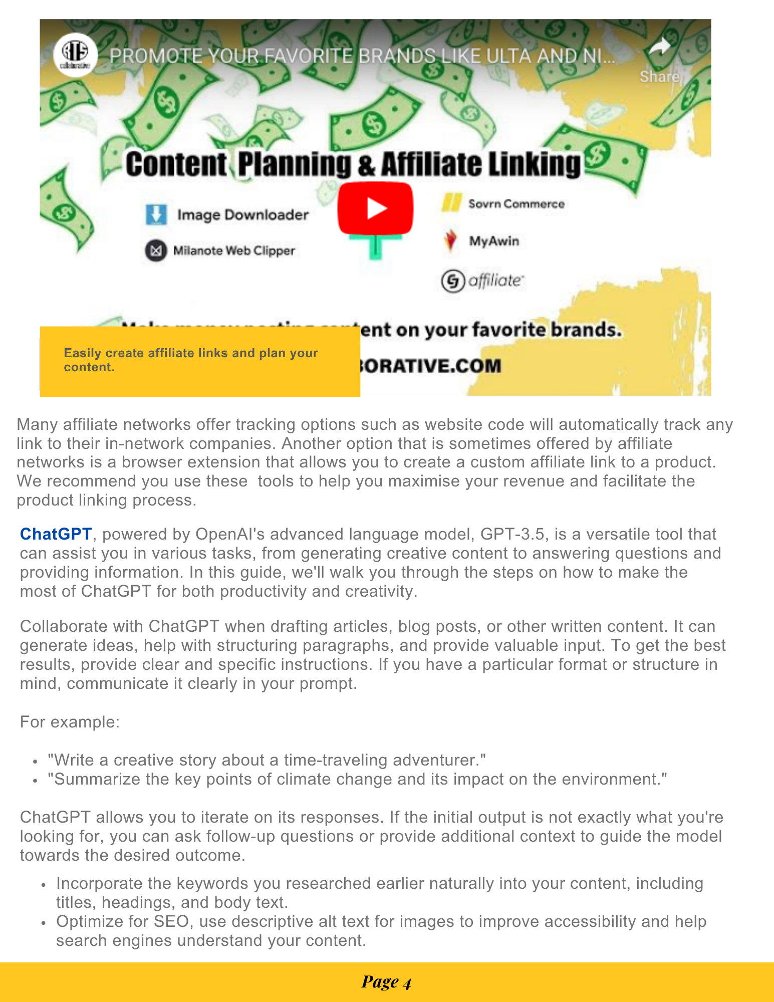 Digital Marketing Coursebook—Create Content, Earn Passive Income - RTS Collaborative