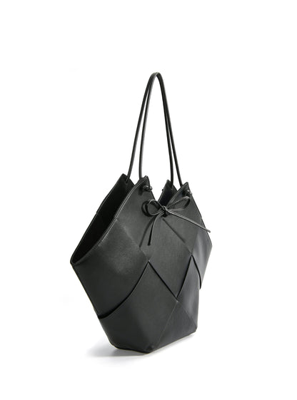 Taylor Contexture Leather Bag, Black - RTS Collaborative