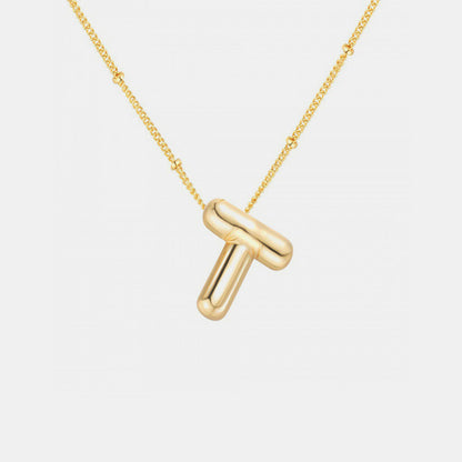 Initial Letter Pendant Necklace - RTS Collaborative