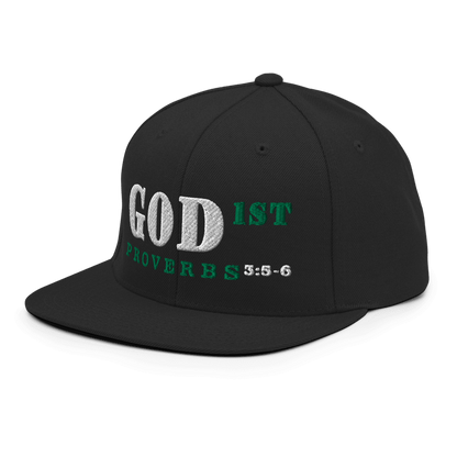 God 1st Snapback Hat - RTS Collaborative