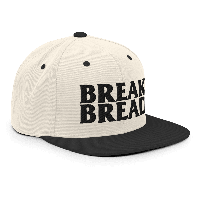 Break Bread Snapback Hat - RTS Collaborative