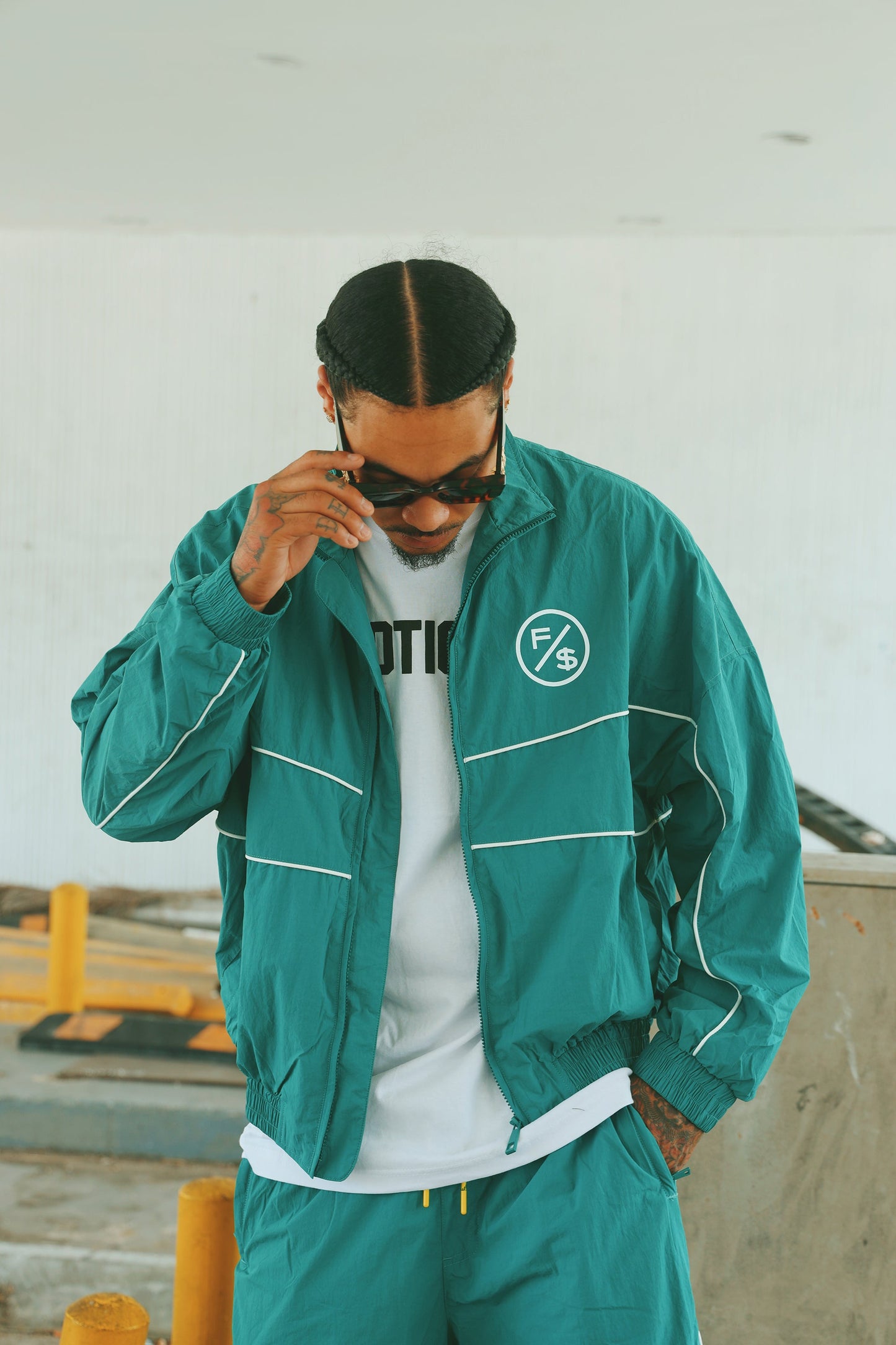 MOTION Nylon Jacket (Green) - RTS Collaborative