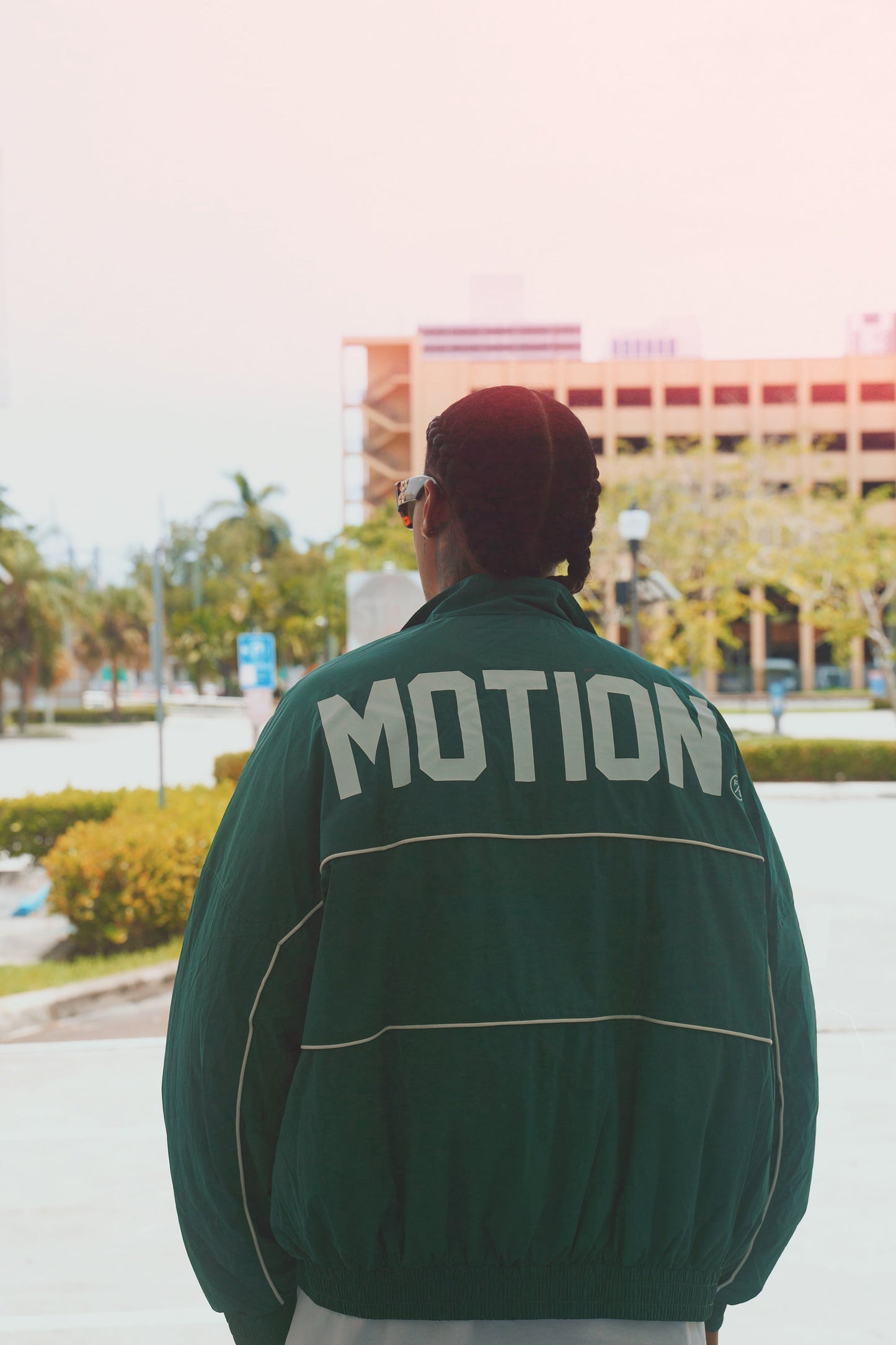 MOTION Nylon Jacket (Green) - RTS Collaborative