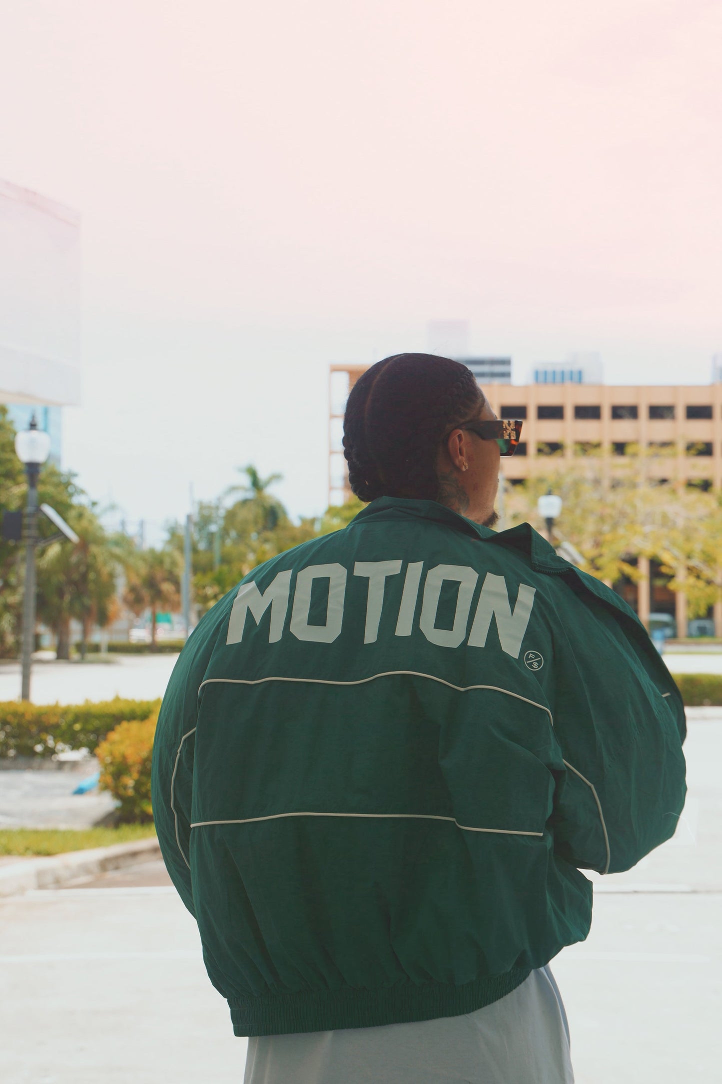 MOTION Nylon Jacket (Green) - RTS Collaborative