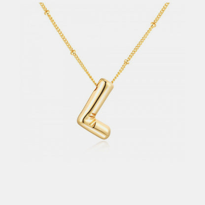 Initial Letter Pendant Necklace - RTS Collaborative