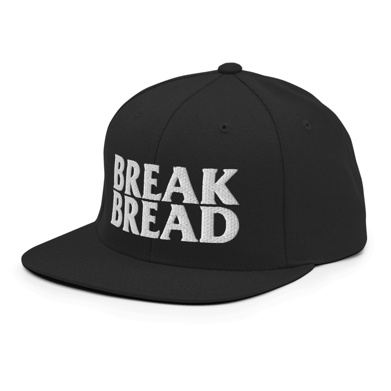 Break Bread Snapback Hat - RTS Collaborative