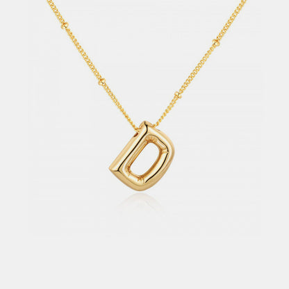 Initial Letter Pendant Necklace - RTS Collaborative