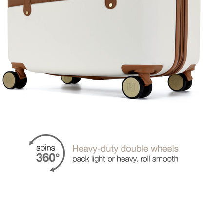 Grace 3 Piece Expandable Retro Luggage Set - RTS Collaborative