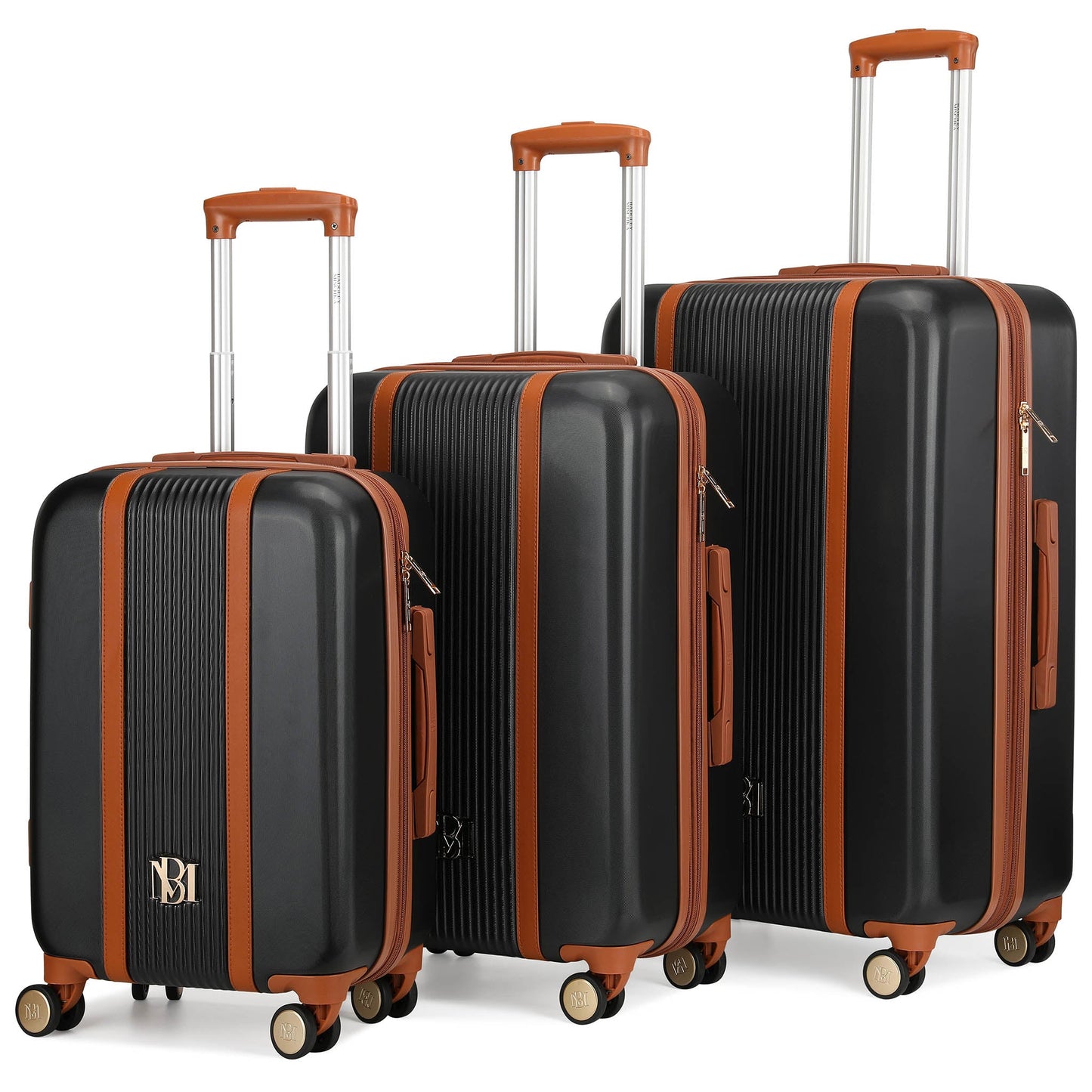 Mia 3 Piece Expandable Retro Luggage Set - RTS Collaborative