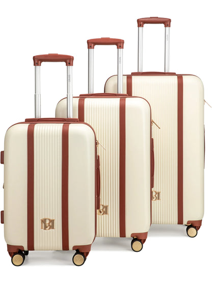 Mia 3 Piece Expandable Retro Luggage Set - RTS Collaborative