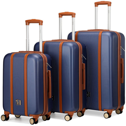 Mia 3 Piece Expandable Retro Luggage Set - RTS Collaborative