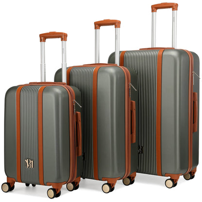 Mia 3 Piece Expandable Retro Luggage Set - RTS Collaborative