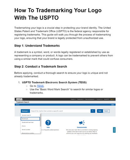 How to Trademark Your Logo with the USPTO: A Detailed Guide - RTS Collaborative