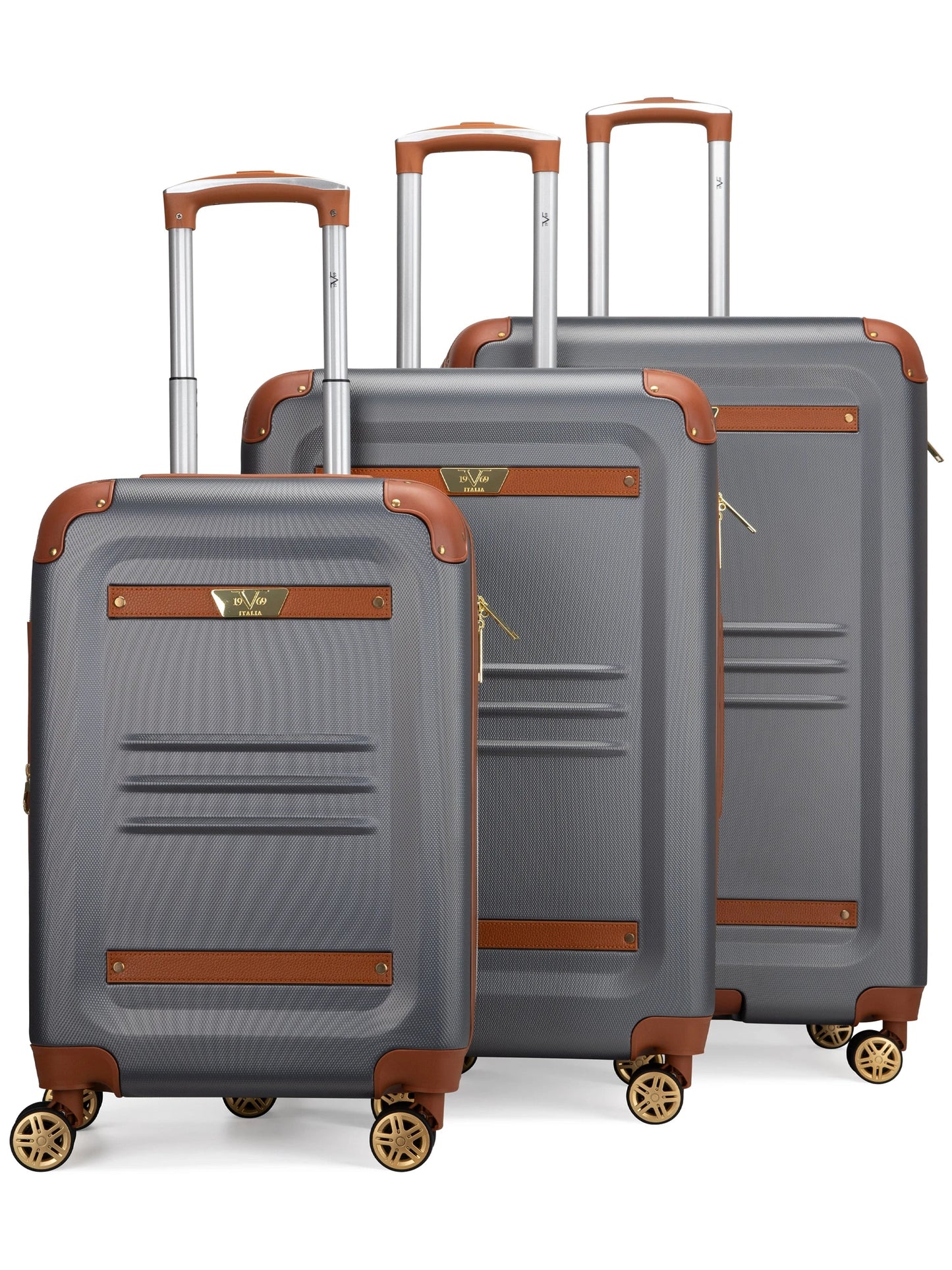 Vintage 3 Piece Expandable Retro Luggage Set - RTS Collaborative