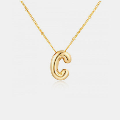 Initial Letter Pendant Necklace - RTS Collaborative