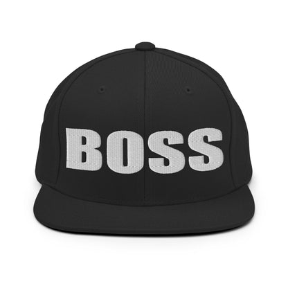 BOSS Puff Embroidery Snapback Hat - RTS Collaborative