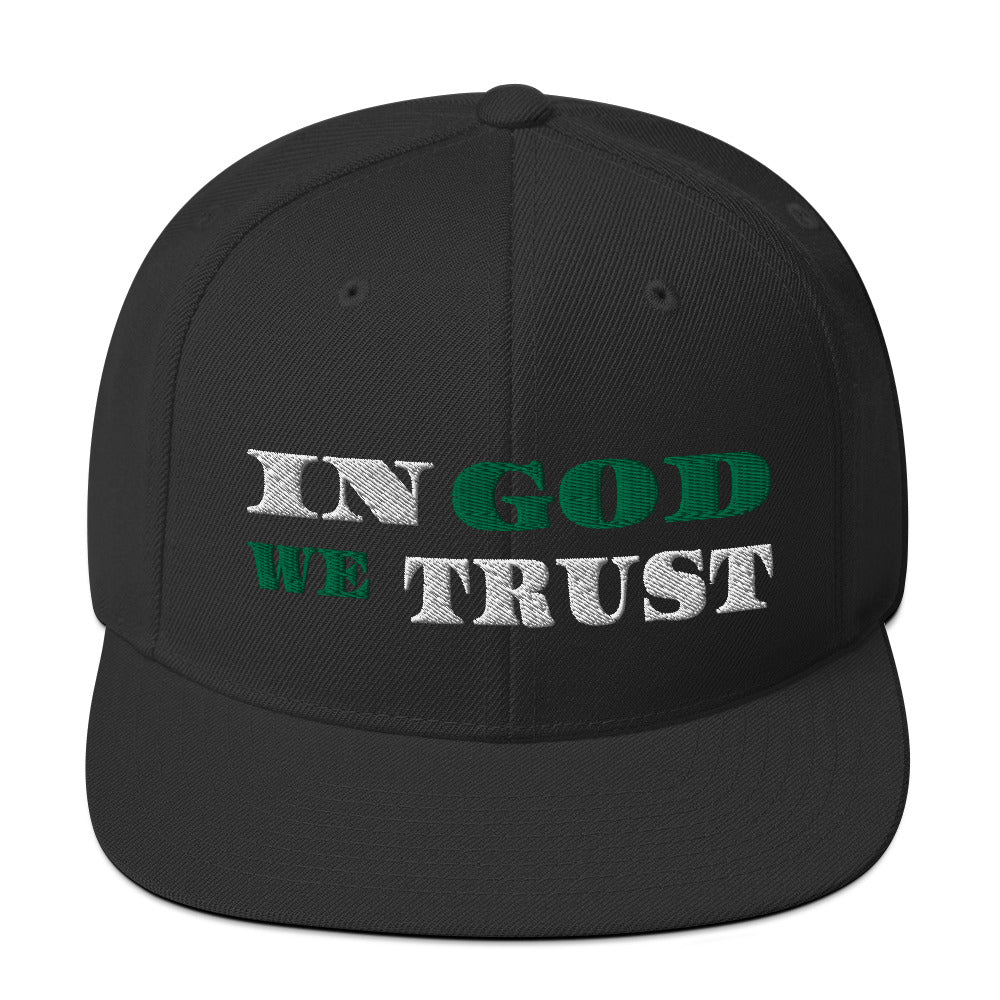 In God We Trust Snapback Hat - RTS Collaborative