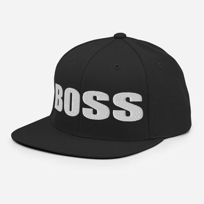 BOSS Puff Embroidery Snapback Hat - RTS Collaborative