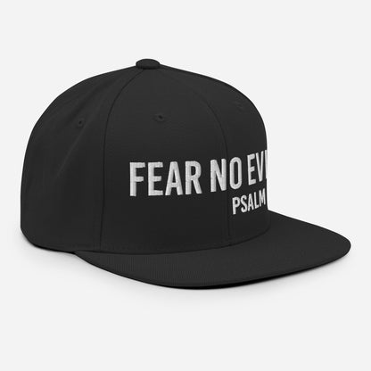 Fear No Evil Psalm 23 Snapback Hat - RTS Collaborative