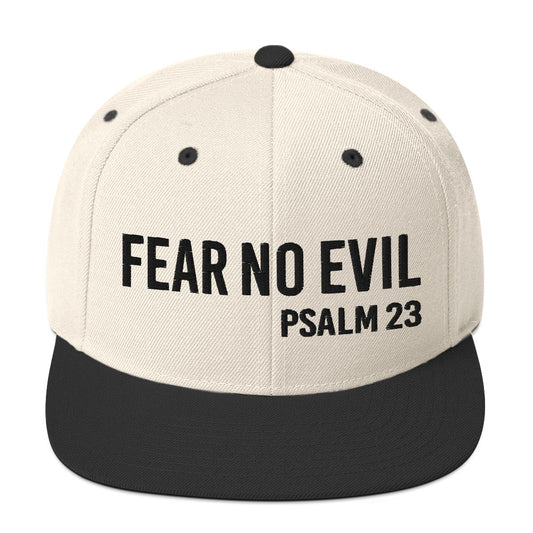 Fear No Evil Psalm 23 Snapback Hat - RTS Collaborative