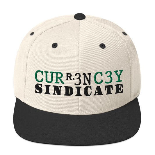 Currency Type Snapback Hat - RTS Collaborative