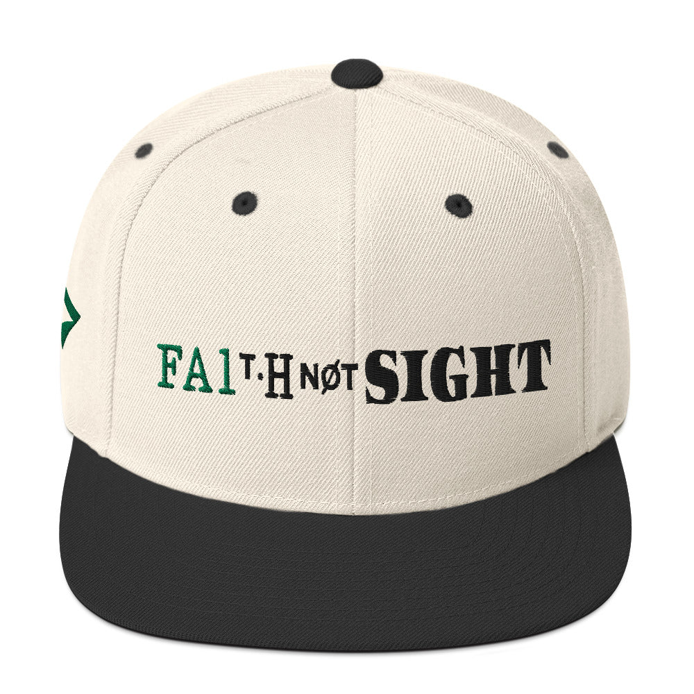 Faith Not Sight Snapback Hat - RTS Collaborative