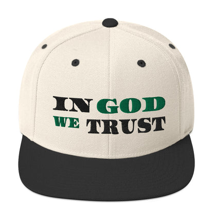 In God We Trust Snapback Hat - RTS Collaborative