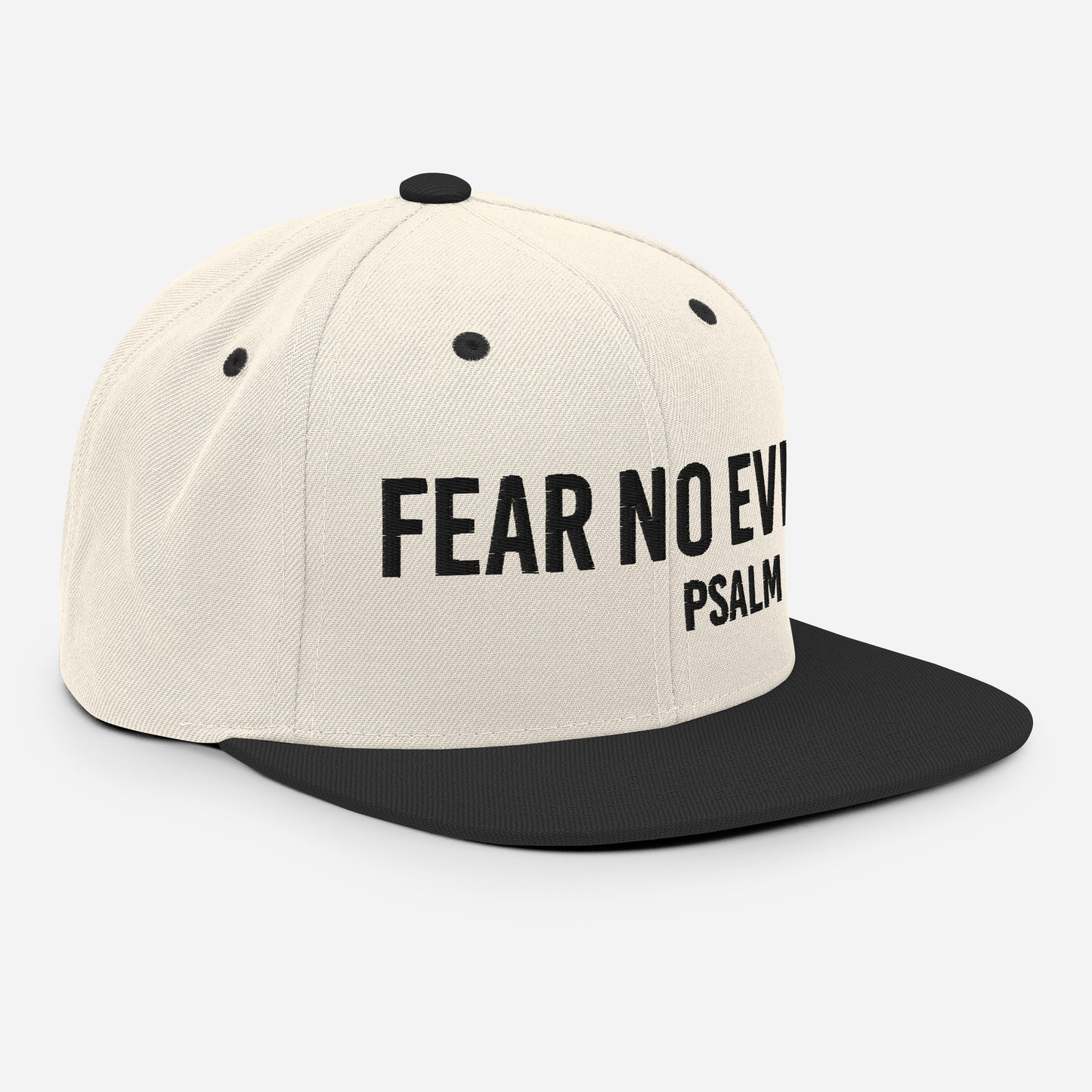 Fear No Evil Psalm 23 Snapback Hat - RTS Collaborative