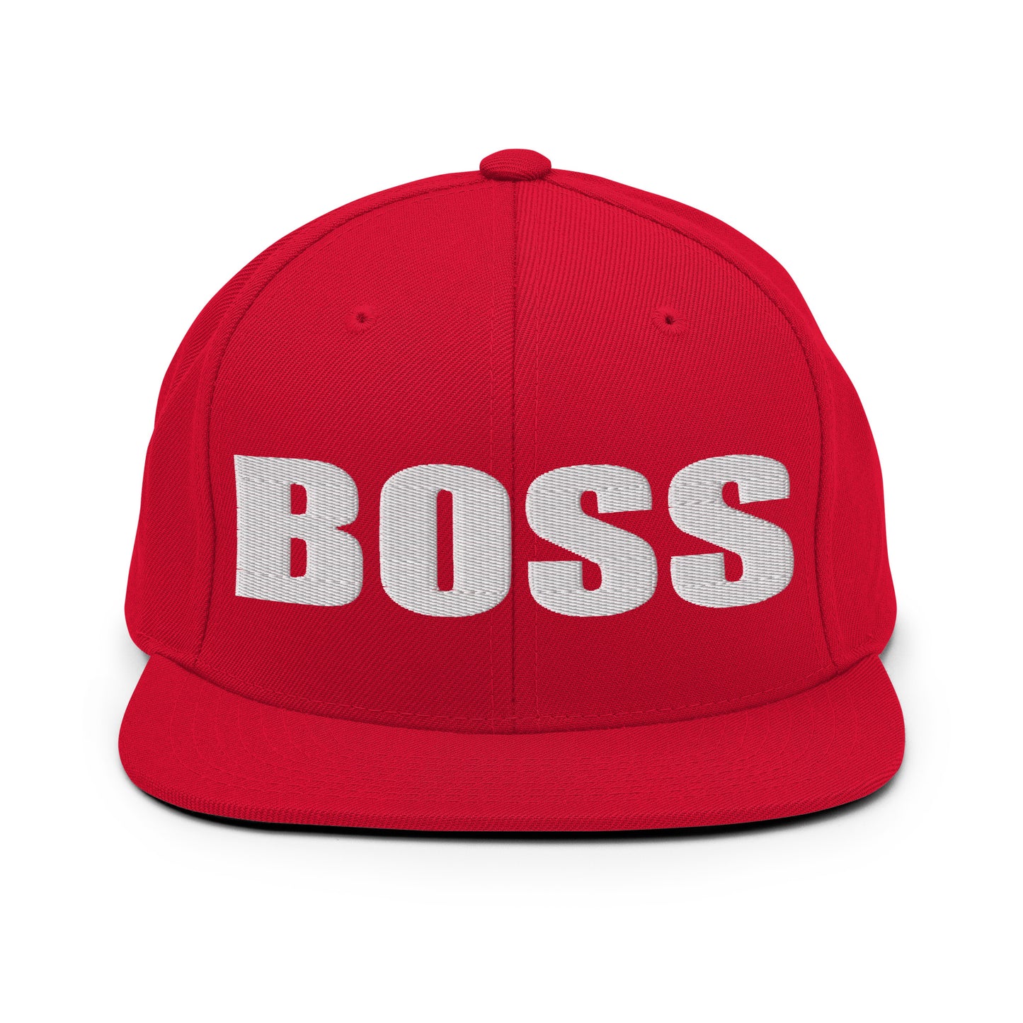 BOSS Puff Embroidery Snapback Hat - RTS Collaborative